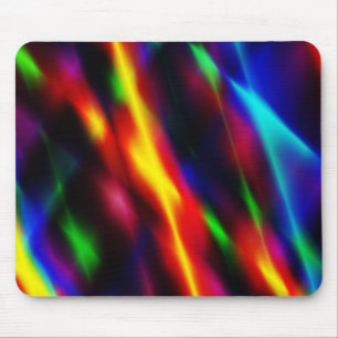 Rainbow Abstract Mouse Pad