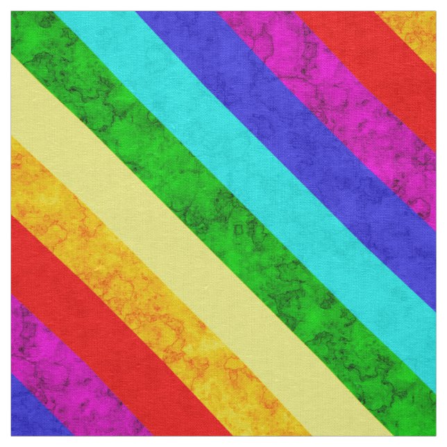 Rainbow abstract pattern fabric (Swatch)