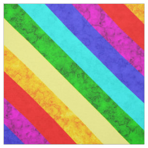 Rainbow abstract pattern fabric