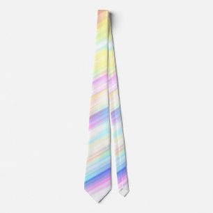rainbow abstract tie