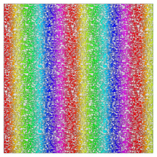Rainbow abstract white fabric pattern