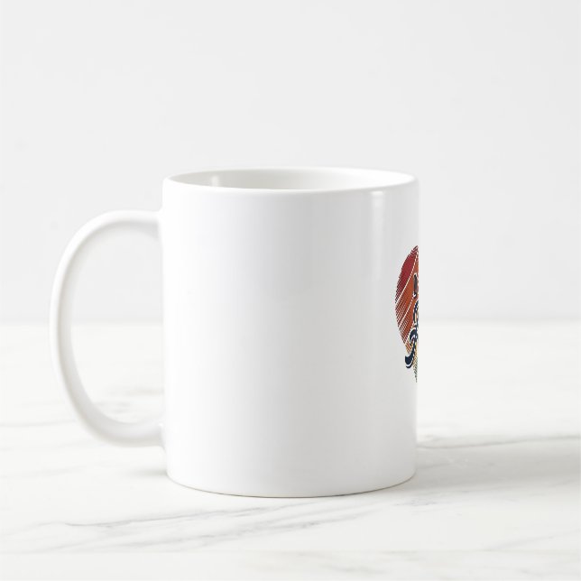 Rainbow Ally Heart Vector Shirt Design_1 Coffee Mug (Left)