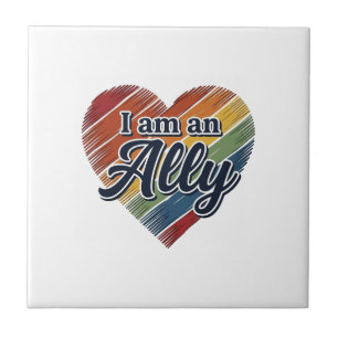 Rainbow Ally Heart Vector Shirt Design_1 Tile