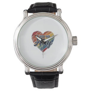 Rainbow Ally Heart Vector Shirt Design_1 Watch