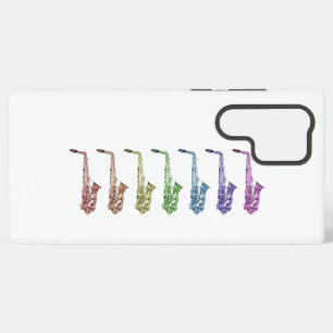 Rainbow Alto Saxophone Samsung Galaxy Case