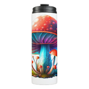 Rainbow Amanita Muscaria  Thermal Tumbler