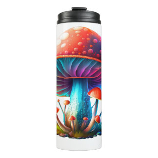 Rainbow Amanita Muscaria Thermal Tumbler