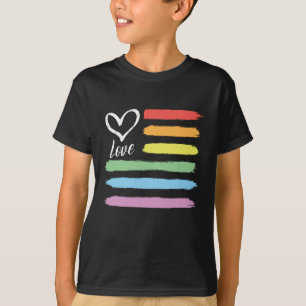 Rainbow American Flag LGBT T-Shirt