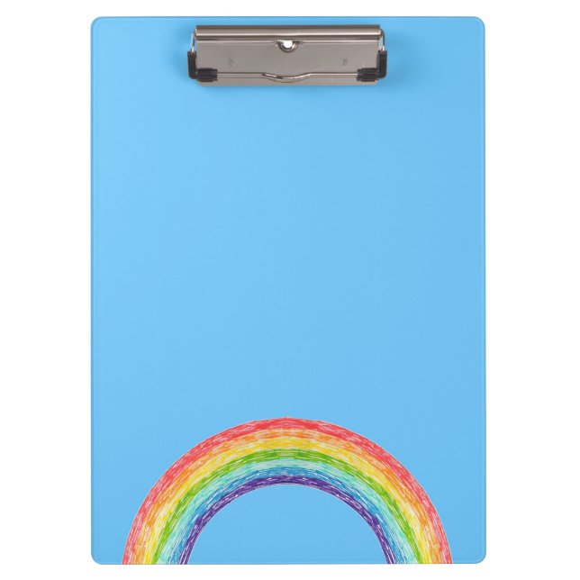 Rainbow and blue sky clipboard (Front)
