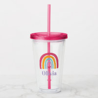 Rainbow and heart personalised