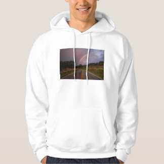 Rainbow And Road Hoodie