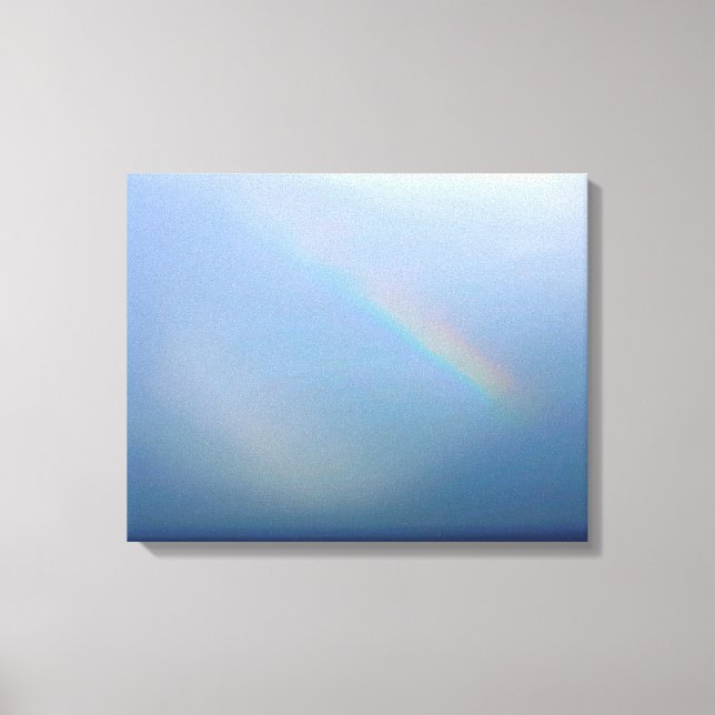 Rainbow and Sea Canvas Print (Front)