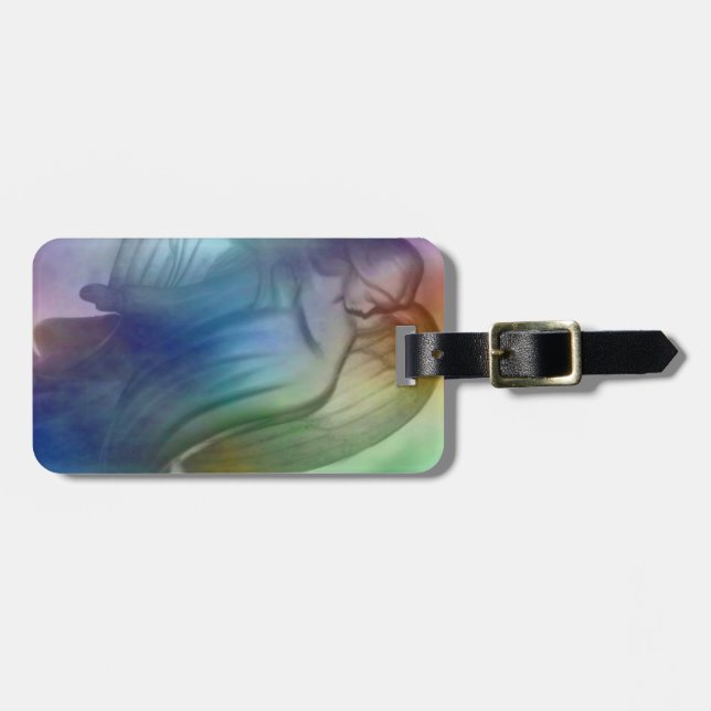 Rainbow Angel Travel Tag (Front Horizontal)