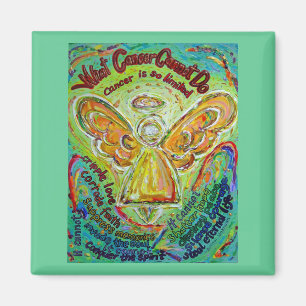 Rainbow Angel What Cancer Cannot Do Magnet