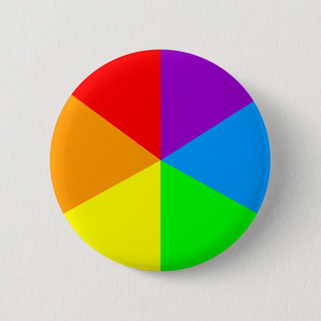 Rainbow Angles 6 Cm Round Badge (Front)