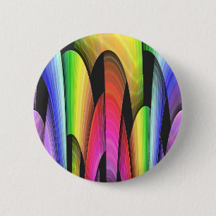 Rainbow Arch 6 Cm Round Badge