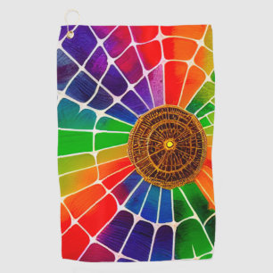 Rainbow Art Golf Towel