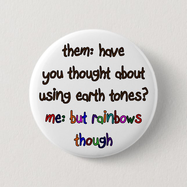 Rainbow Artist Button (Front)