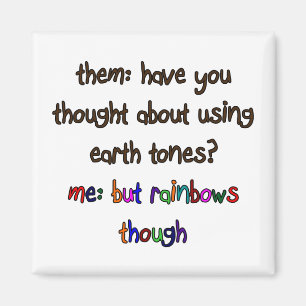 Rainbow Artist Magnet