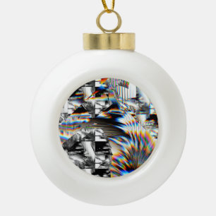 Rainbow Assault   Ceramic Ball Christmas Ornament