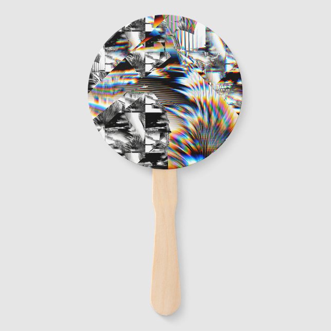 Rainbow Assault  Hand Fan (Front)