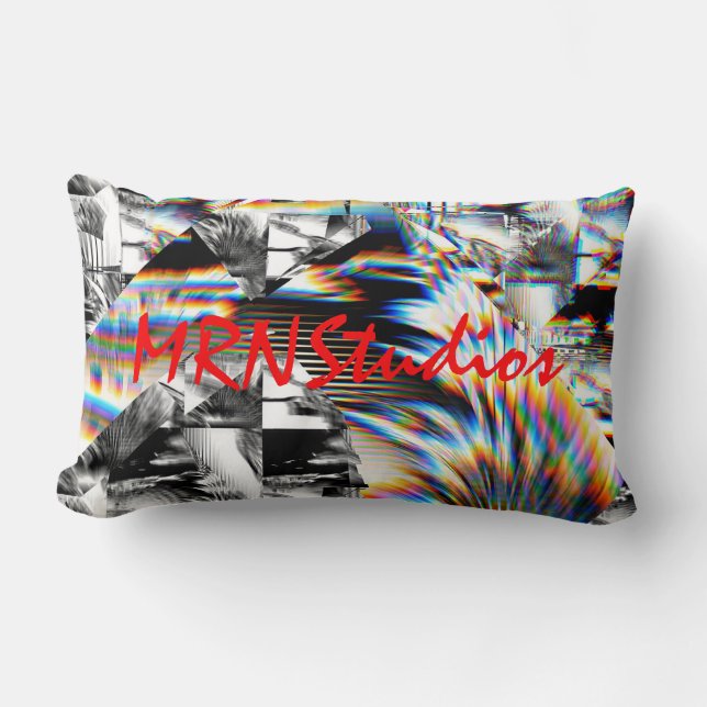 Rainbow Assault   Lumbar Pillow (Front)