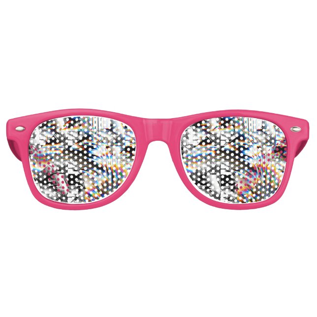 Rainbow Assault  Retro Sunglasses (Front)