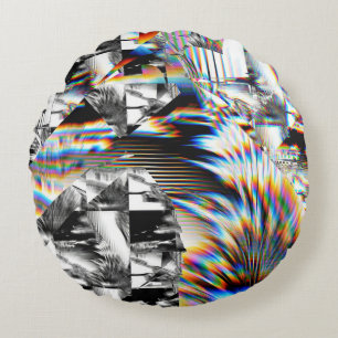 Rainbow Assault  Round Pillow