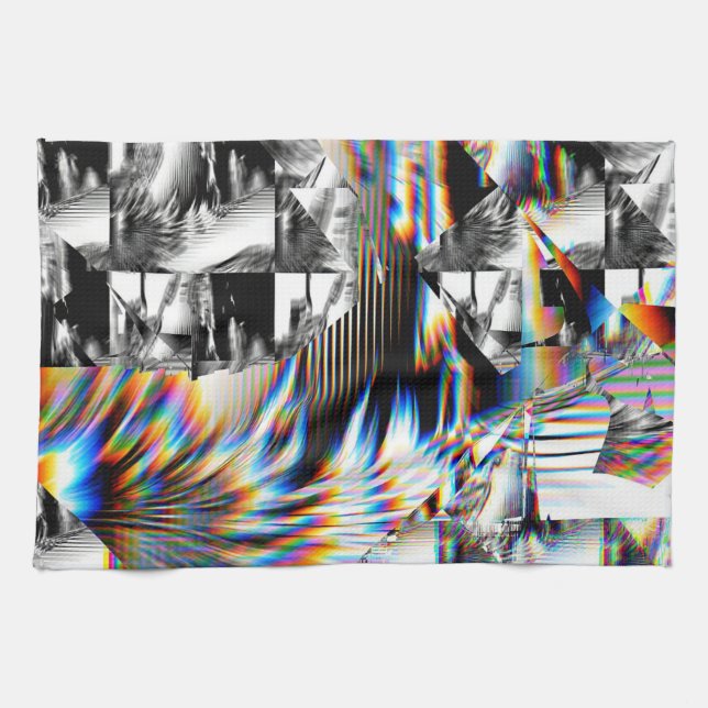 Rainbow Assault  Tea Towel (Horizontal)