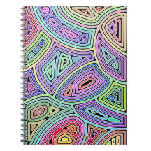 rainbow asymmetrical abstract shapes 2