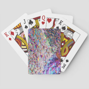 Rainbow Aura Crystals Playing Cards