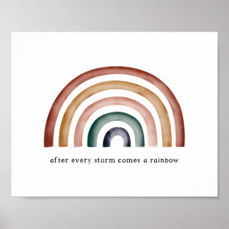 Rainbow Baby - After every storm comes a rainbow Poster