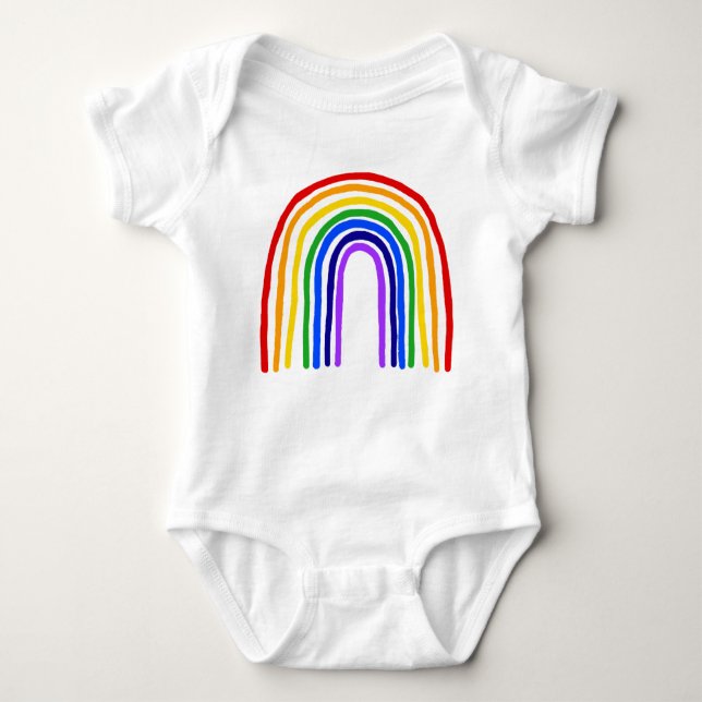 Rainbow baby bodysuit (Front)