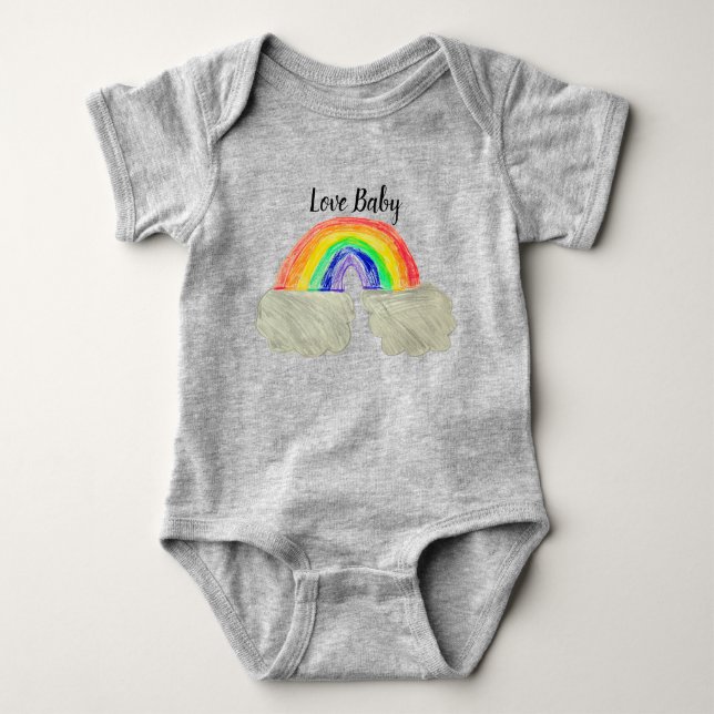 Rainbow Baby Bodysuit (Front)