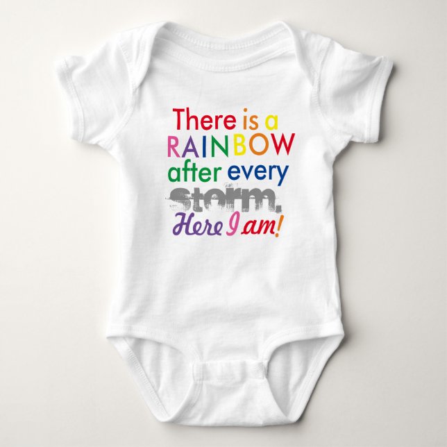 Rainbow Baby Bodysuit (Front)