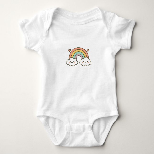 Rainbow baby bodysuit (Front)