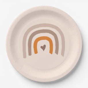 Rainbow Baby gender neutral mod  colours Paper Plate