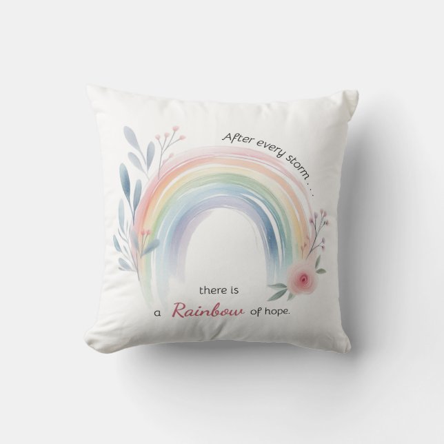 Rainbow Baby Miracle  Cushion (Front)