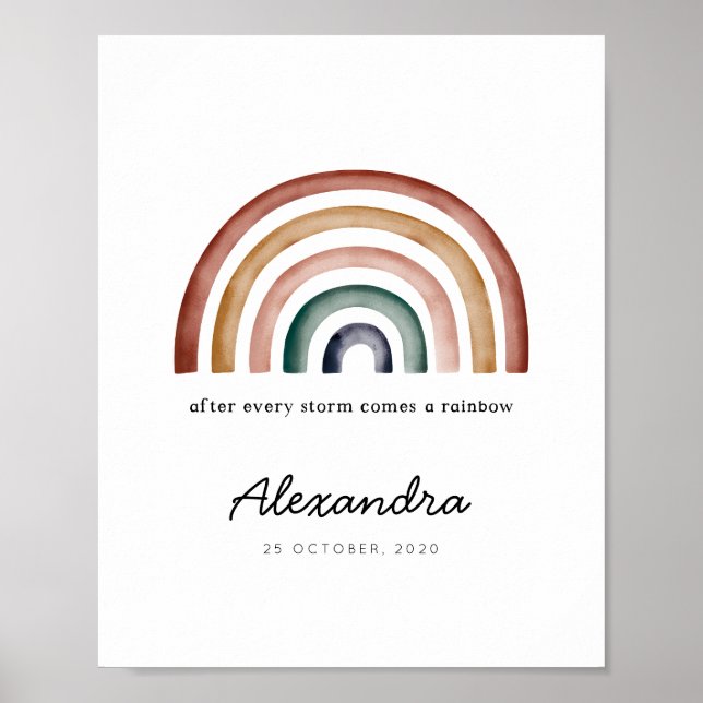 Rainbow Baby - Personalized Rainbow Print (Front)