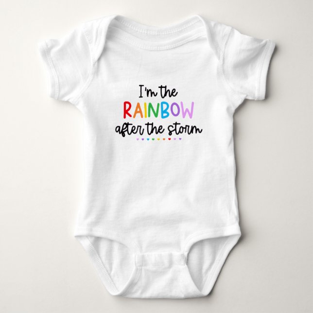 Rainbow Baby Quote  Bodysuit (Front)