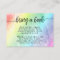 Rainbow Baby Shower Bring a Book Insert Card