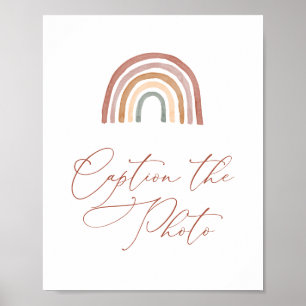 Rainbow Baby Shower Caption The Photo Sign