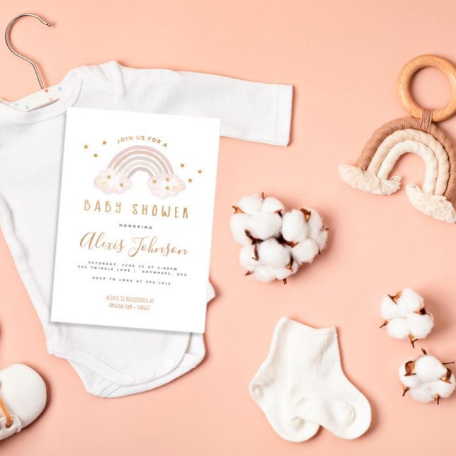 Rainbow Baby Shower Invitation (Creator Uploaded)