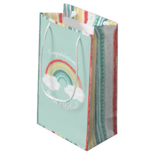 Rainbow Baby Shower Small Gift Bag