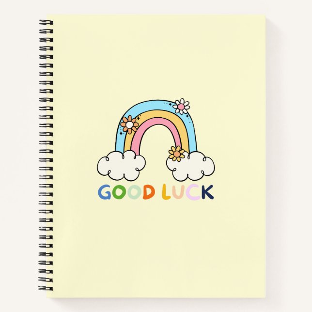 Rainbow Back to school gift Teacher Gift 1st grade Notebook (Front)