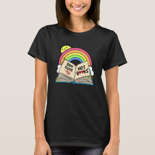 Rainbow Ban Guns Not Books Anti Gun Tee