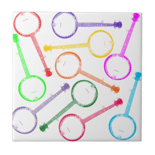rainbow banjo tile