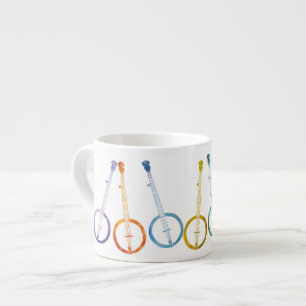 Rainbow Banjos Espresso Cup