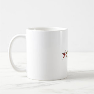 rainbow barn swallows colorful birds coffee mug