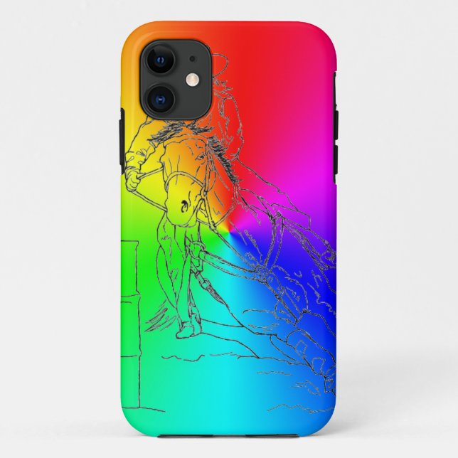 Rainbow Barrel Racer II - iPhone 5/5S Case (Back)
